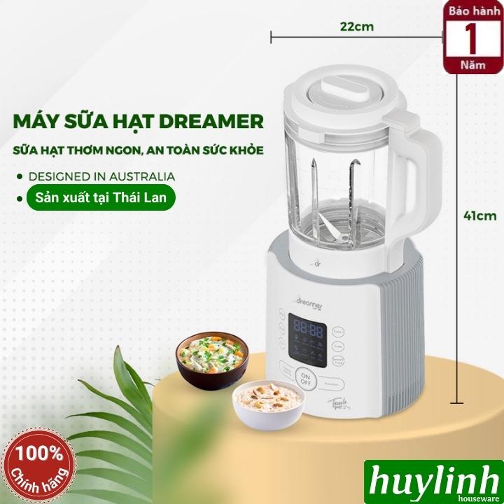 Máy làm sữa hạt Dreamer DKA-MCB117 - 1.75 lít - Sản xuất tại Thái Lan - 8 Chức năng - Hàng chính hãng