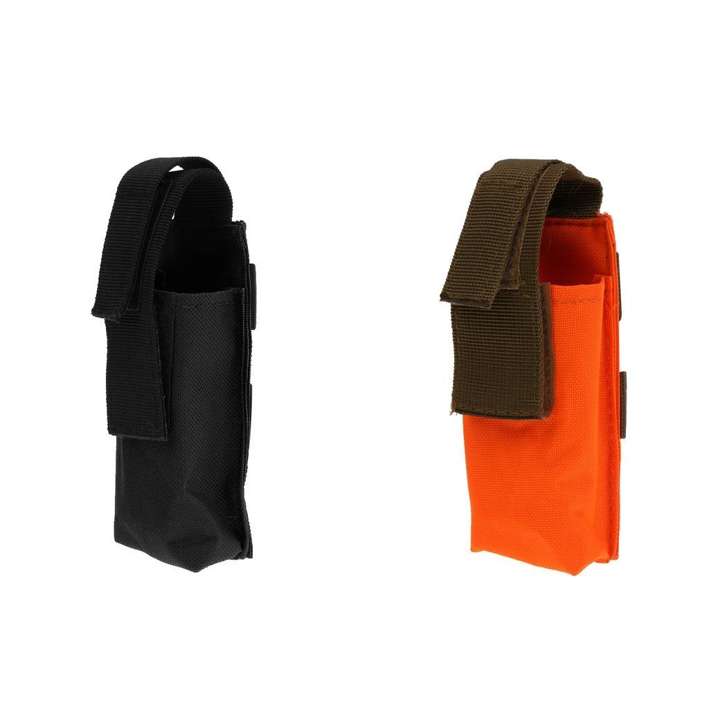 2x Outdoor Hunting Tourniquet Pouch First Aid Molle Bags Orange Black