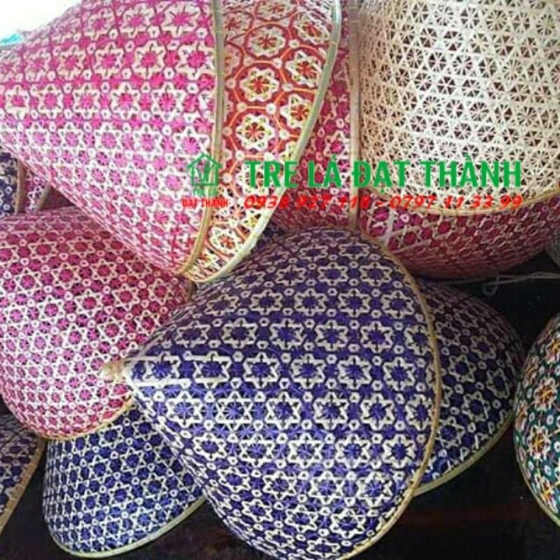 Lồng đèn tre hoa thị trang trí quán cà phê, quán ăn, nhà hàng