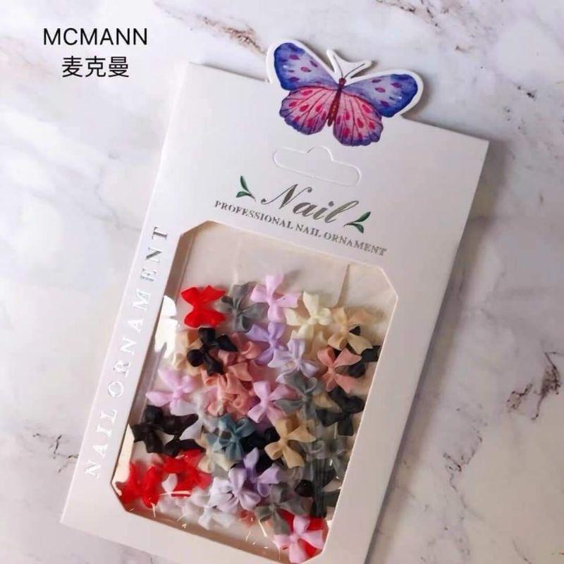 Sét nơ gắn móng, trang trí móng