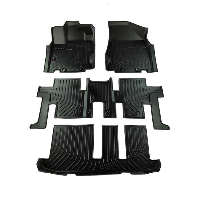 Thảm lót sàn xe ô tô Infiniti QX60 2014 - nay Nhãn hiệu Macsim chất liệu nhựa TPV cao cấp màu đen