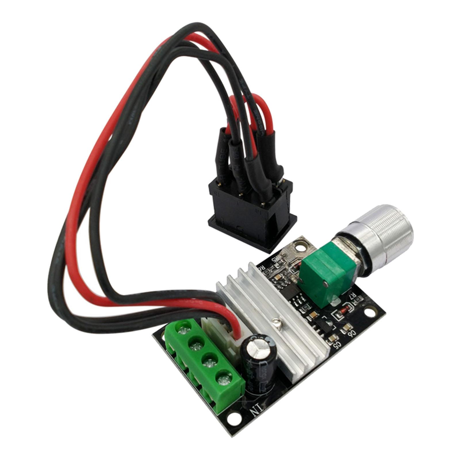 1203BB Upgraded PWM DC Motor Speed Controller 3A Forward Reverse Button