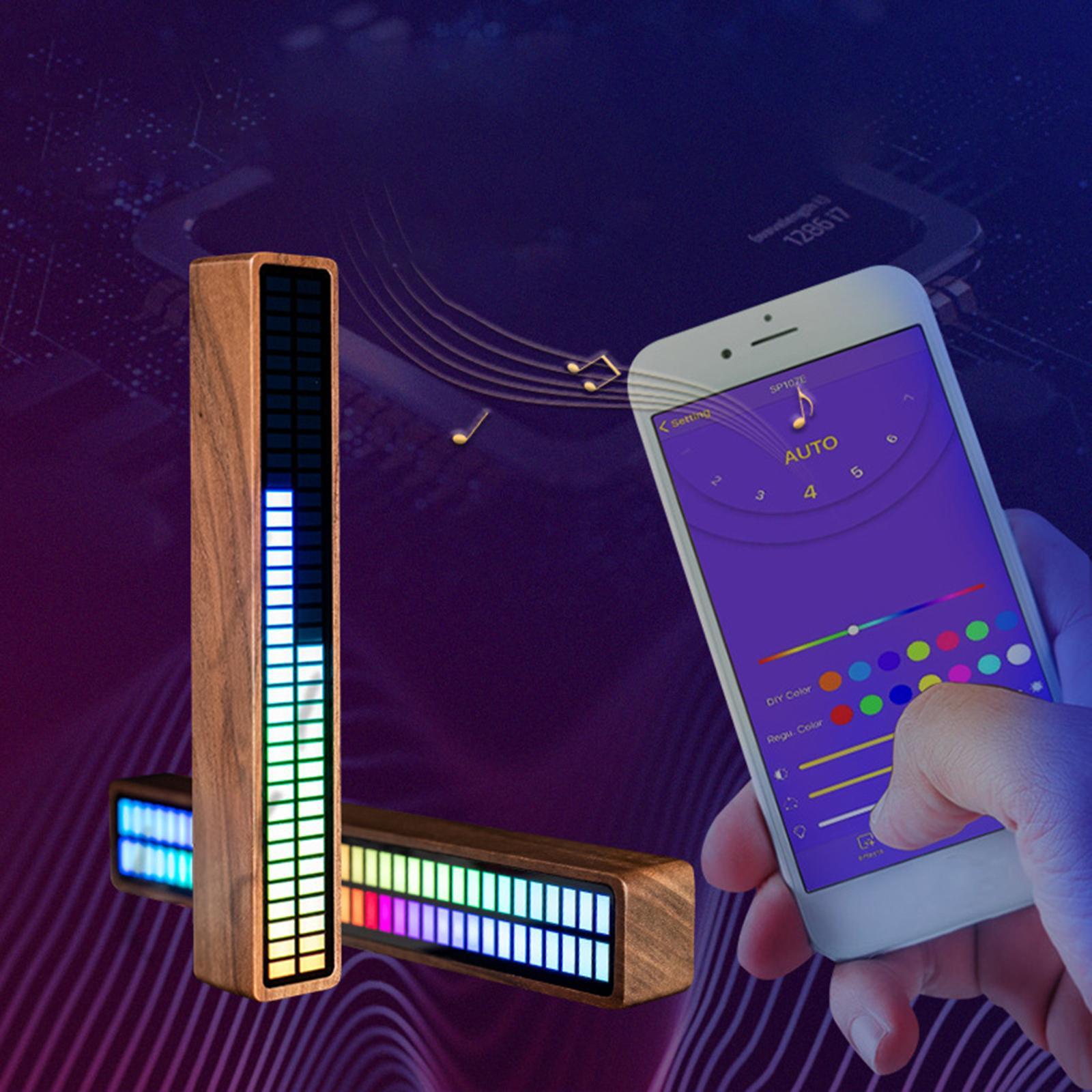 Voice Activated Pickup Colorful LED App Control 5W for Car Home