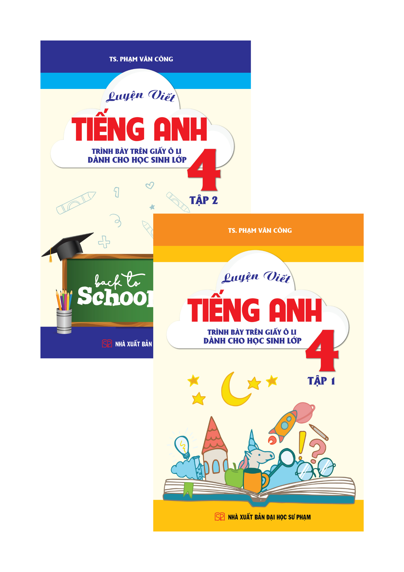 Combo Luyện Viết Tiếng Anh Lớp 4 (Tập 1 + Tập 2)