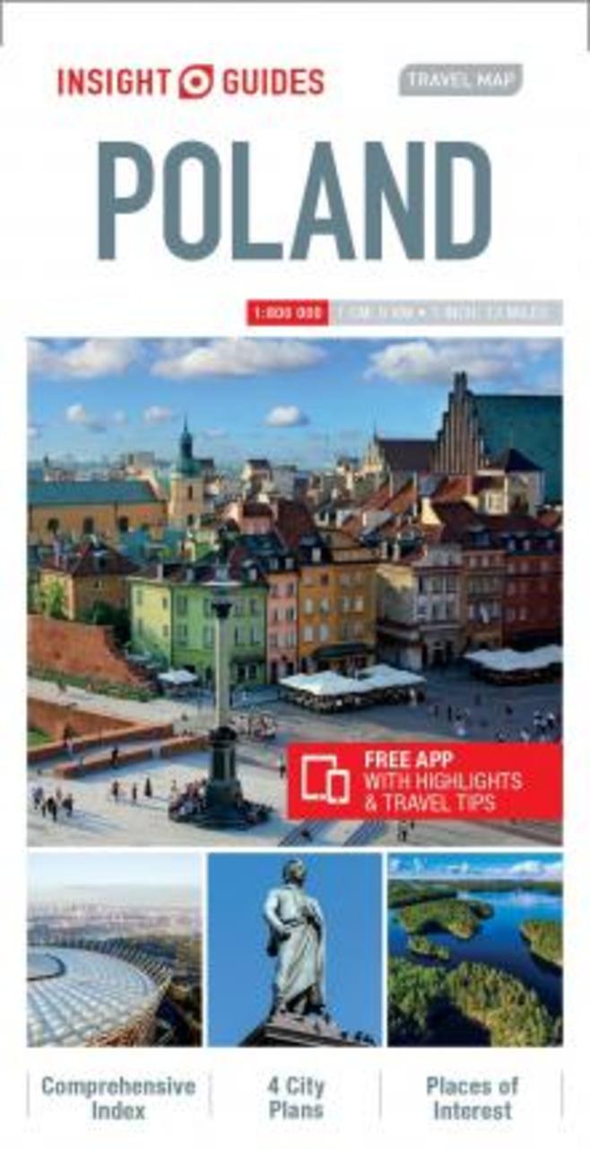 Sách - Insight Guides Travel Map Poland by Insight Guides (UK edition, paperback)