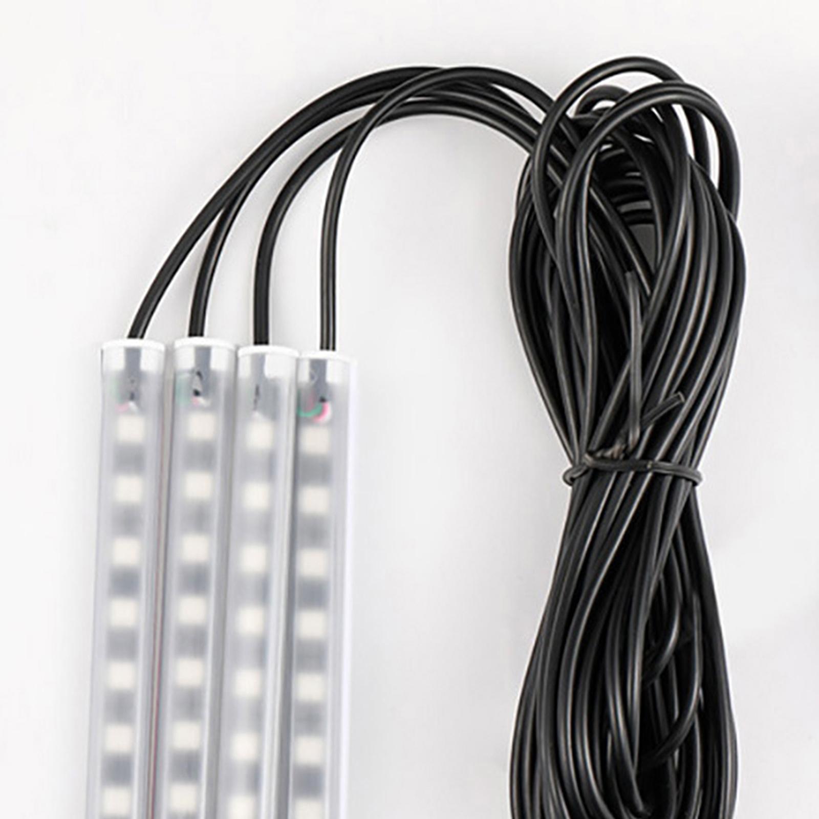 Car Interior Lights, LED Car Strip Lights, LEDs App Control Car Light Kit, DIY Mode and Music Sensor APP Control Car Lighting
