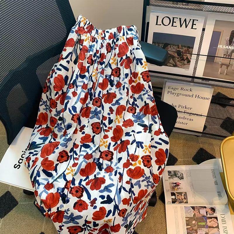 TOBE1SHOP 2023 Mùa xuân và mùa hè Pháp phong cách retro thời trang cao cấp cảm giác khí chất hiển thị gầy bức tranh hoa mảnh trung bình ô váy nữ