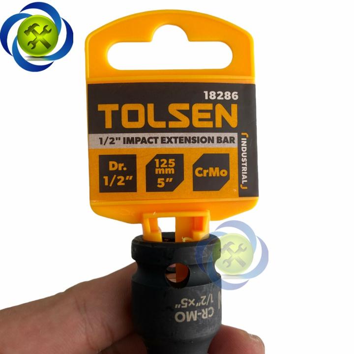 Đầu nối dài 125mm Tolsen 18286 loại 1/2 inch màu đen