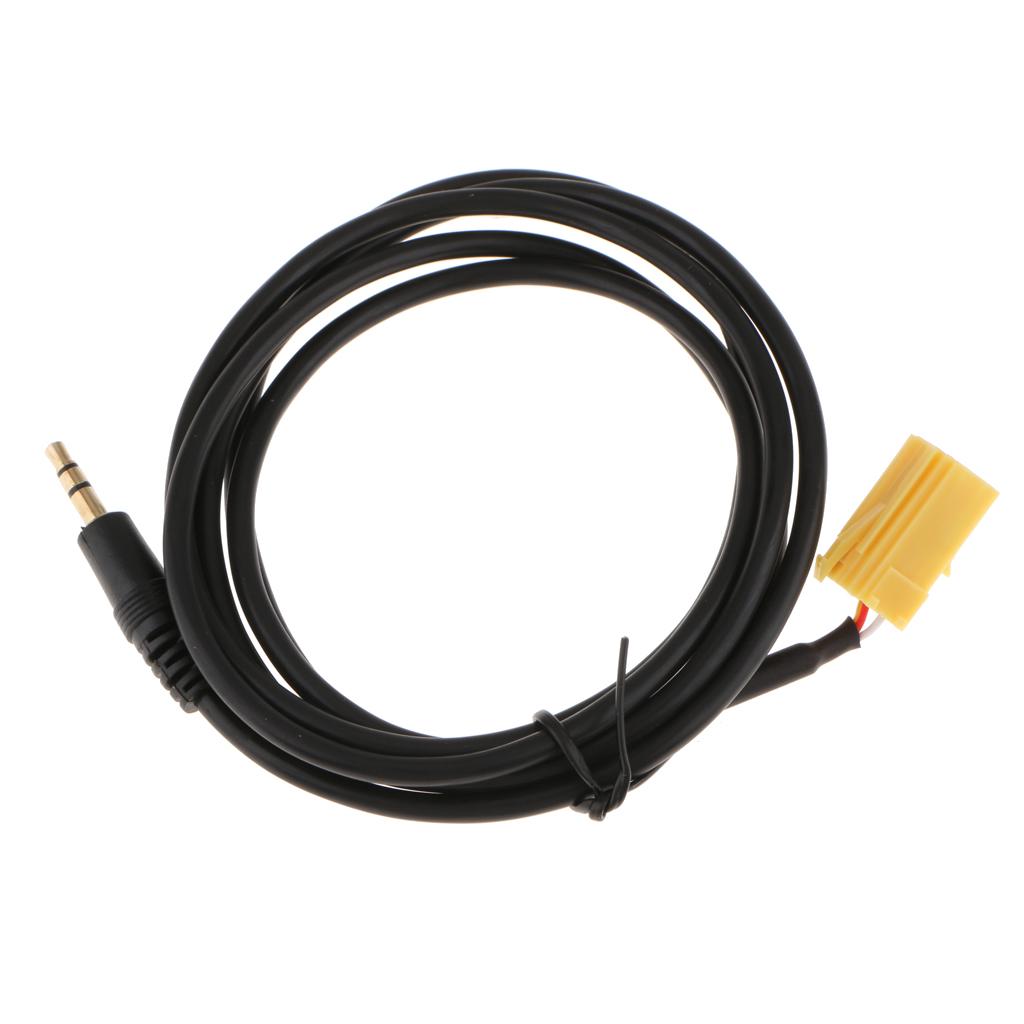 3.5MM AUX Audio Cable Cord Input Adapter 1.5M For  Grande