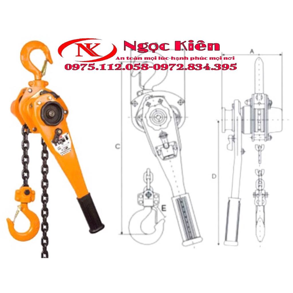 Pa lăng xích lắc tay 1ton x 1.5 mét