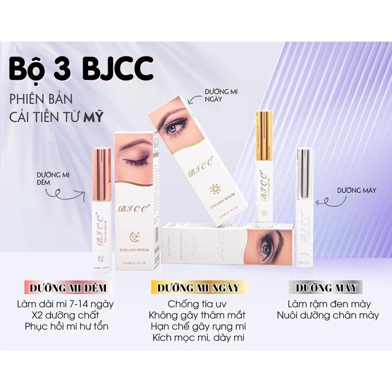 Combo dưỡng mi BJCC cải tiến giúp mi mọc dày dài vượt trội.