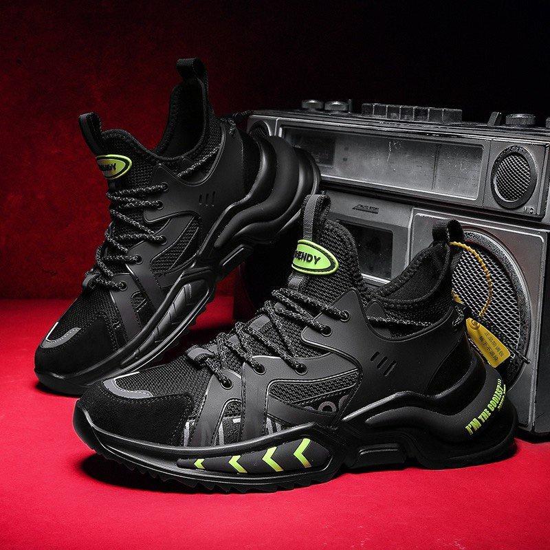 Giày Sneaker Nam Đế Cao Su Non, Giày Nam trend 2022 - Tăng Chiều Cao Tự Nhiên