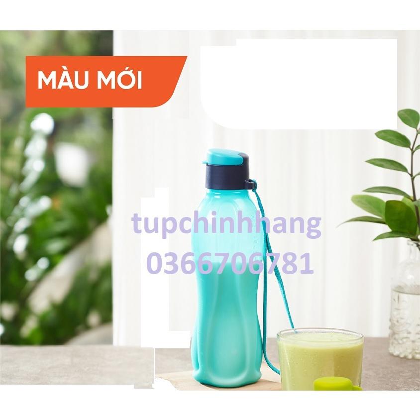 Bình nước Eco Bottle 500ml nắp bật màu mới