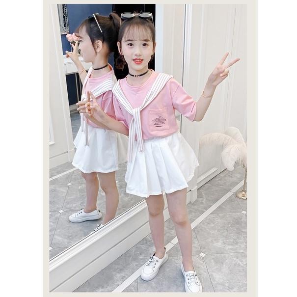 BV39 Size130-160 (20-40kg) Váy đầm cho bé gái kiểu dáng công chúa Thời trang trẻ Em hàng quảng châu