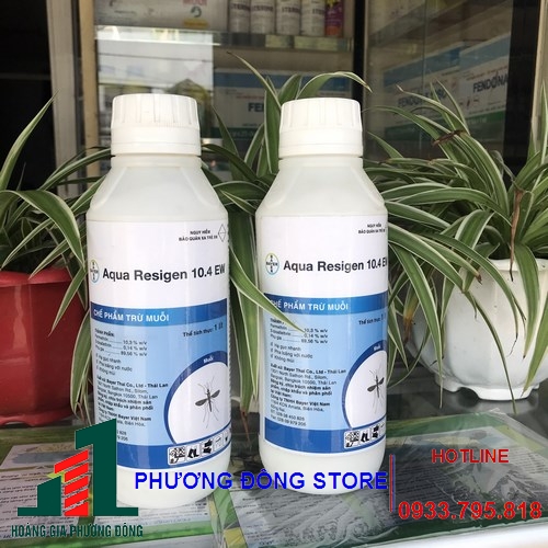 Thuốc diệt muỗi và côn trùng Aqua Resigen 10,4EW - Chai 1 lít