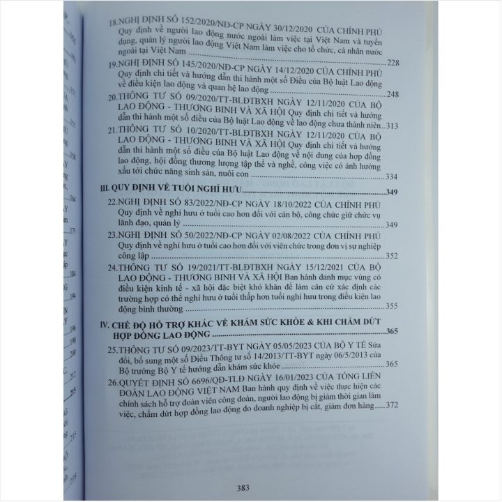 Sách Bộ Luật Lao Động - Mẫu Hợp Đồng Lao Động - Chế Độ Chính Sách Tiền Lương, Tiền Thưởng - V2240D