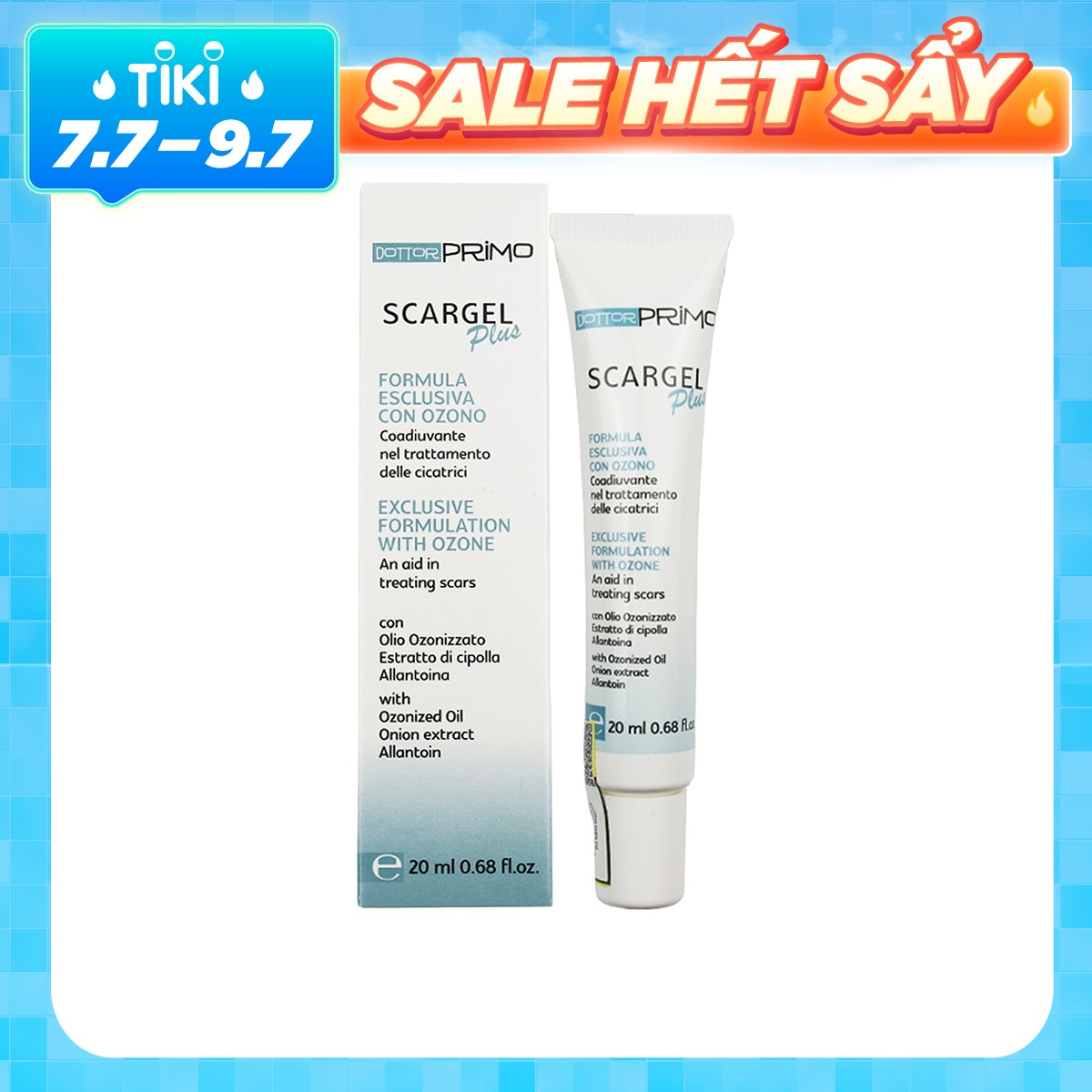 Kem Hỗ trợ Trị Sẹo DottorPrimo Scargel Plus Của Ý Hỗ Trợ Trị Sẹo Ngay Khi Vết Thương Còn Ướt Đẩy Nhanh Quá Trình Đóng Vảy Và Lên Da Non Ngăn Chặn Hình Thành Sẹo Ngay Từ Giai Đoạn Này