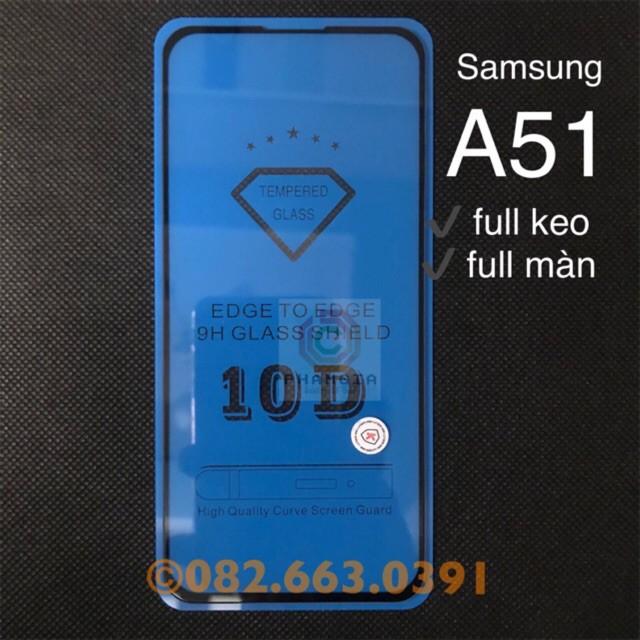 Dán cường lực dành cho Samsung Galaxy A51 nano dẻo, siêu bền / Kính cứng Full màn hình