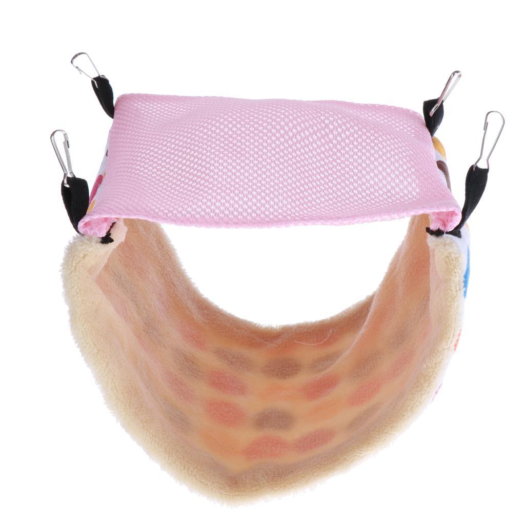 Small Animal Bedding Cage Accessories Hammock Hedgehog Squirrel Rat Green
