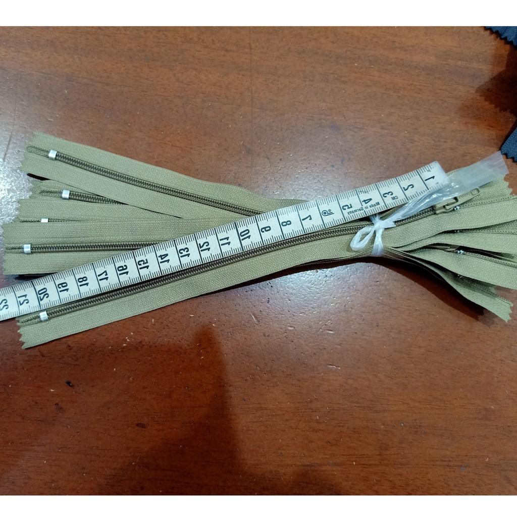 Combo 5 Dây kéo khóa thường 14cm-25cm phụ liệu may mặcdây kéo xuất nhựa hàng xuất khẩu.
