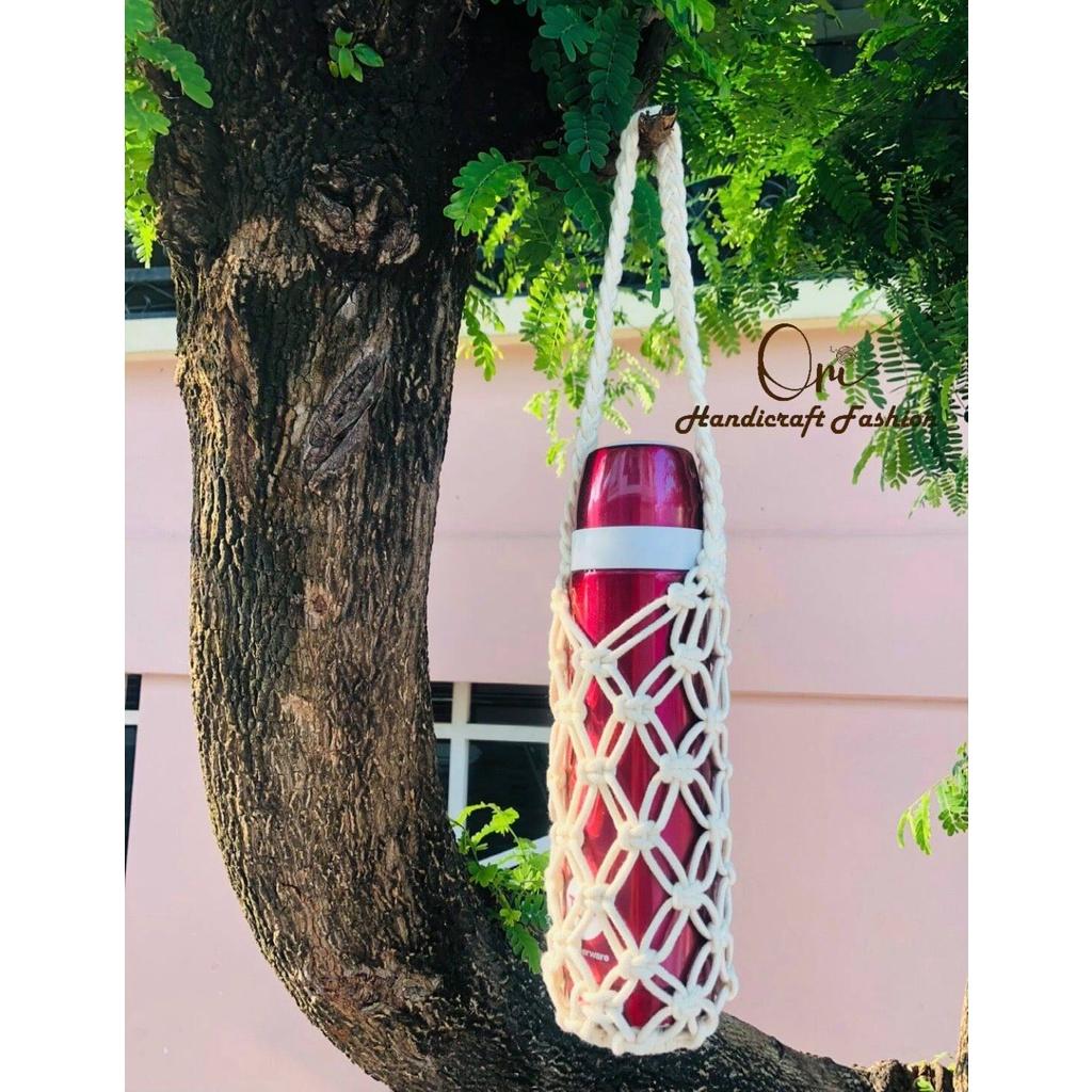 Túi Đựng Bình Giữ Nhiệt Macrame Handmade - mẫu 4