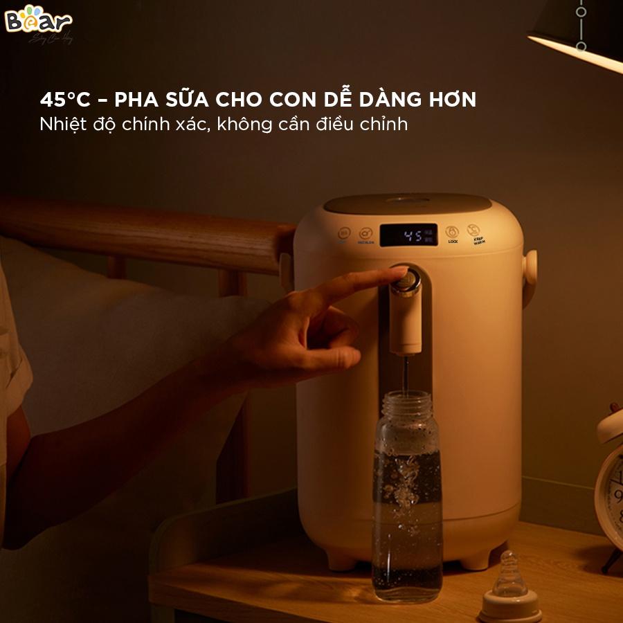 Bình Thuỷ Điện Bear Đun Nước Nóng Siêu Tốc, Tự Động Giữ Ấm 55 Độ, Khử Clo An Toàn Cho Sức Khoẻ - KE-B30V1 - Hàng Chính Hãng Bảo hành 18 Tháng