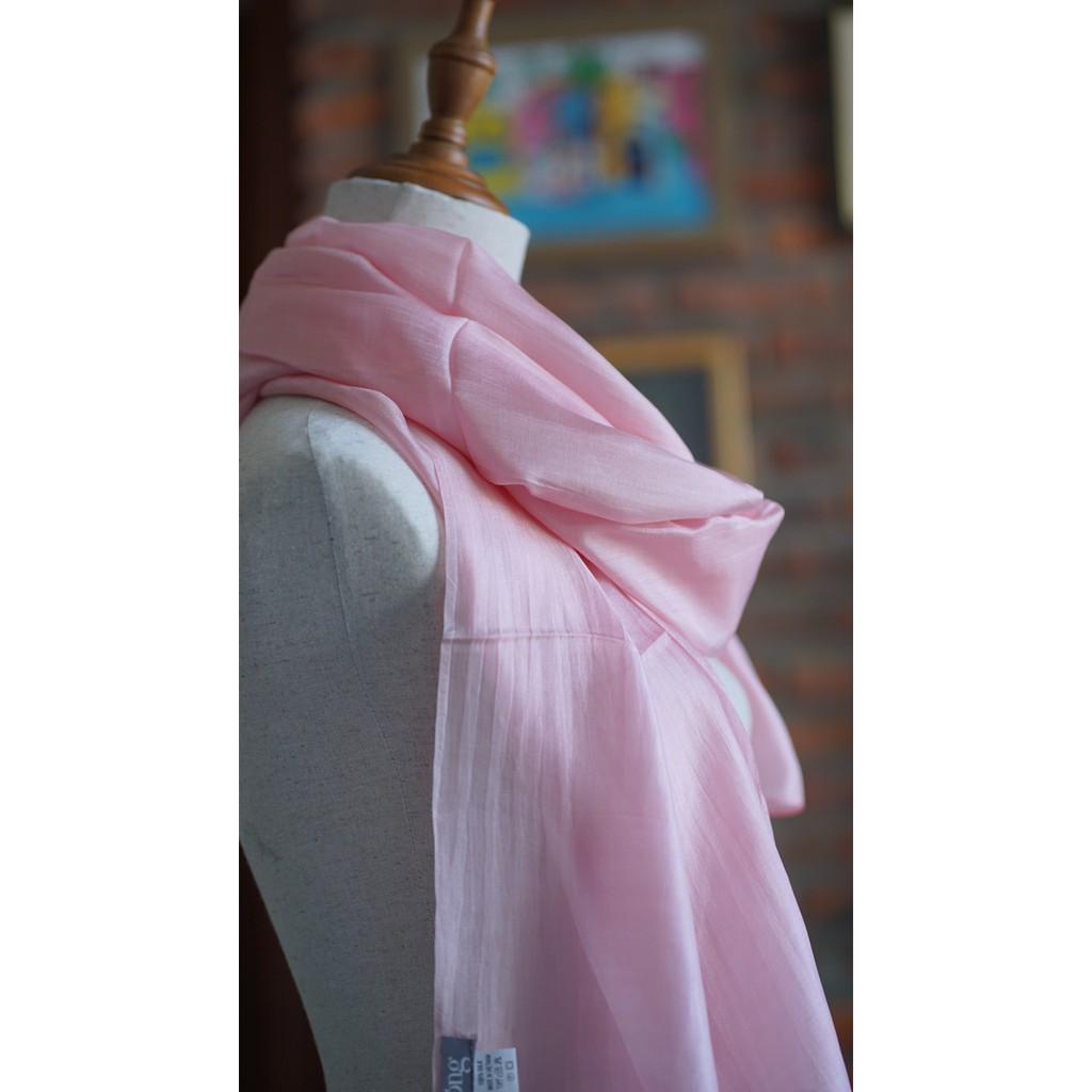 Khăn lụa, Khăn tơ tằm dệt tại Việt Nam, nhuộm màu An toàn, thương hiệu Óng silk