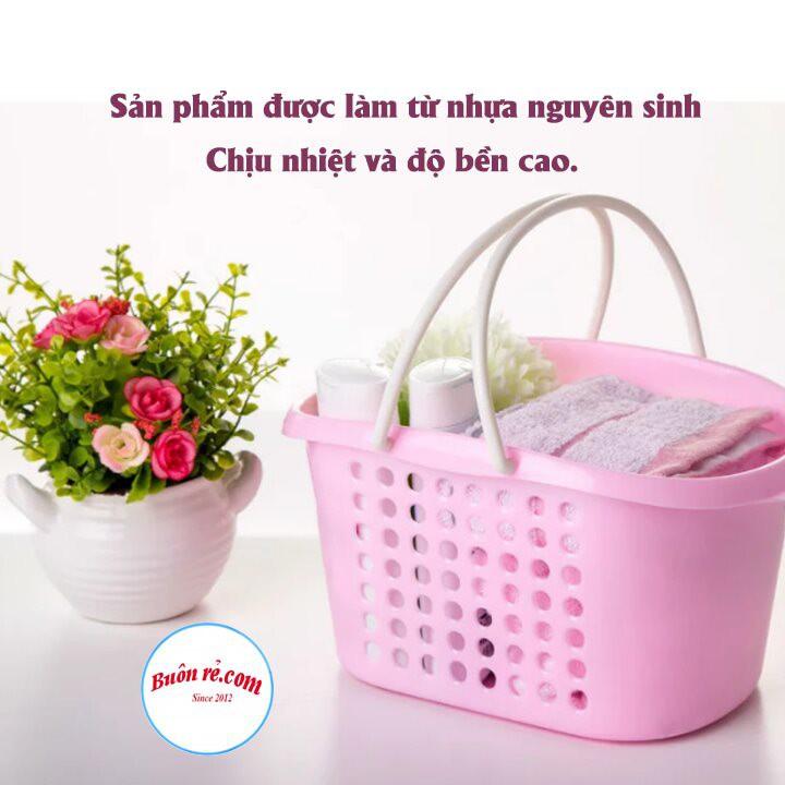 Giỏ đựng đồ đa năng có quai cầm 3 size Nhựa Việt Nhật -Br01360