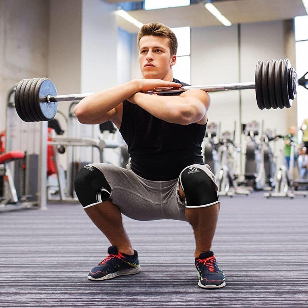 Bó gối tập Gym bảo vệ đầu gối - Xỏ gối thể thao Gladiator cao cấp 8mm