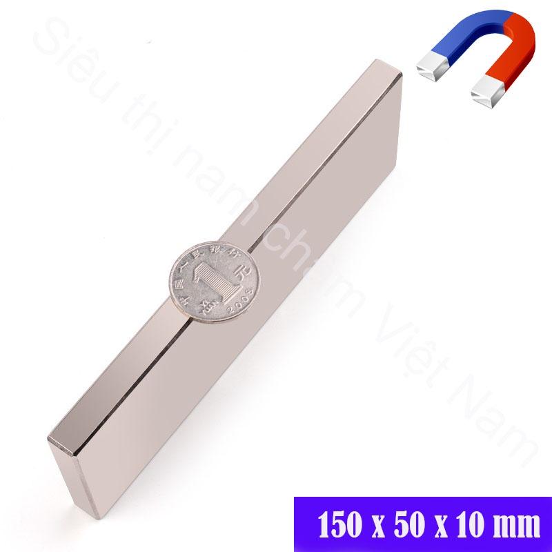 Nam châm vĩnh cửu mạnh 150x50x10 siêu lực hút