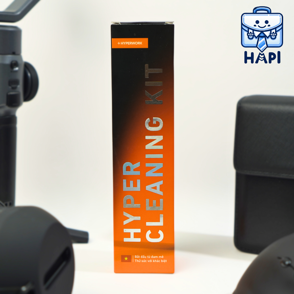 Chai vệ sinh màn hình hàng chính hãng HyperWork Hyper Cleaning HPW-C02 tăng hiệu quả làm sạch, không gây kích ứng da