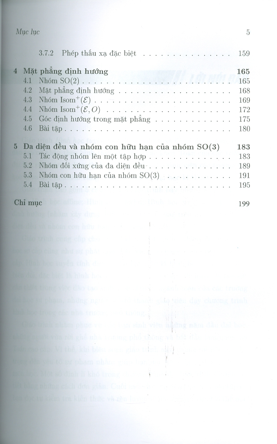 Hình ảnh Giáo trình Hình học Tuyến tính - Đỗ Đức Thái (Chủ biên), Trần Văn Tấn, Phạm Hoàng Hà, Phạm Anh Minh