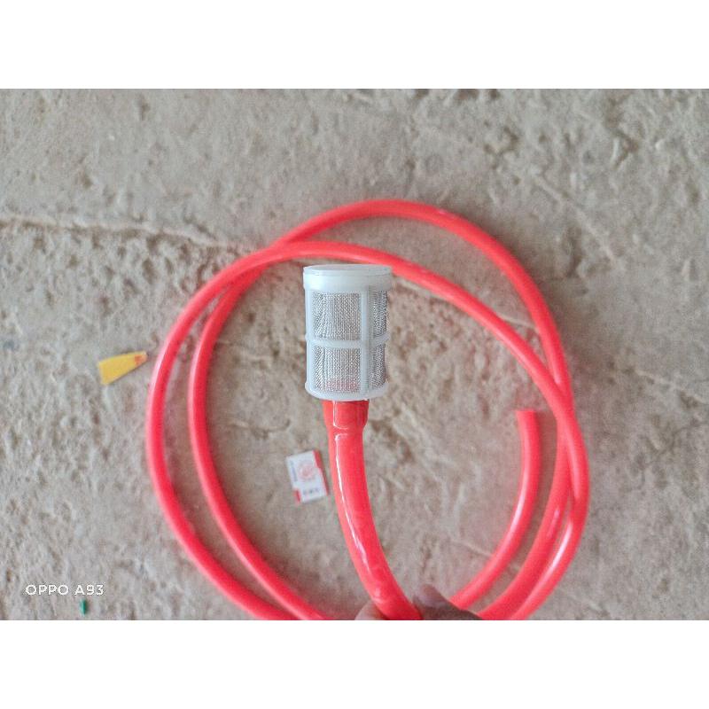 Bộ 2m dây vào +,lọc rác bơm mini 12v....lọc bẩn tưới cây ,tưới lan