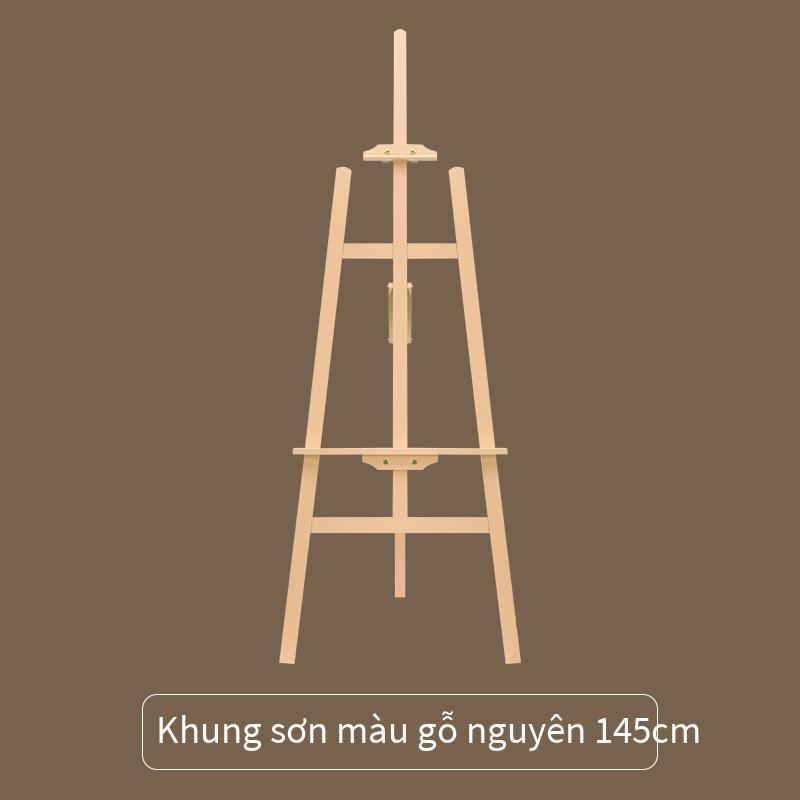 Ưu đãi đặc biệt 1,45 mét bằng gỗ thông giá vẽ đen trắng bảng vẽ phác thảo phác thảo giá vẽ gỗ đặc bảng vẽ bằng gỗ giá vẽ bộ