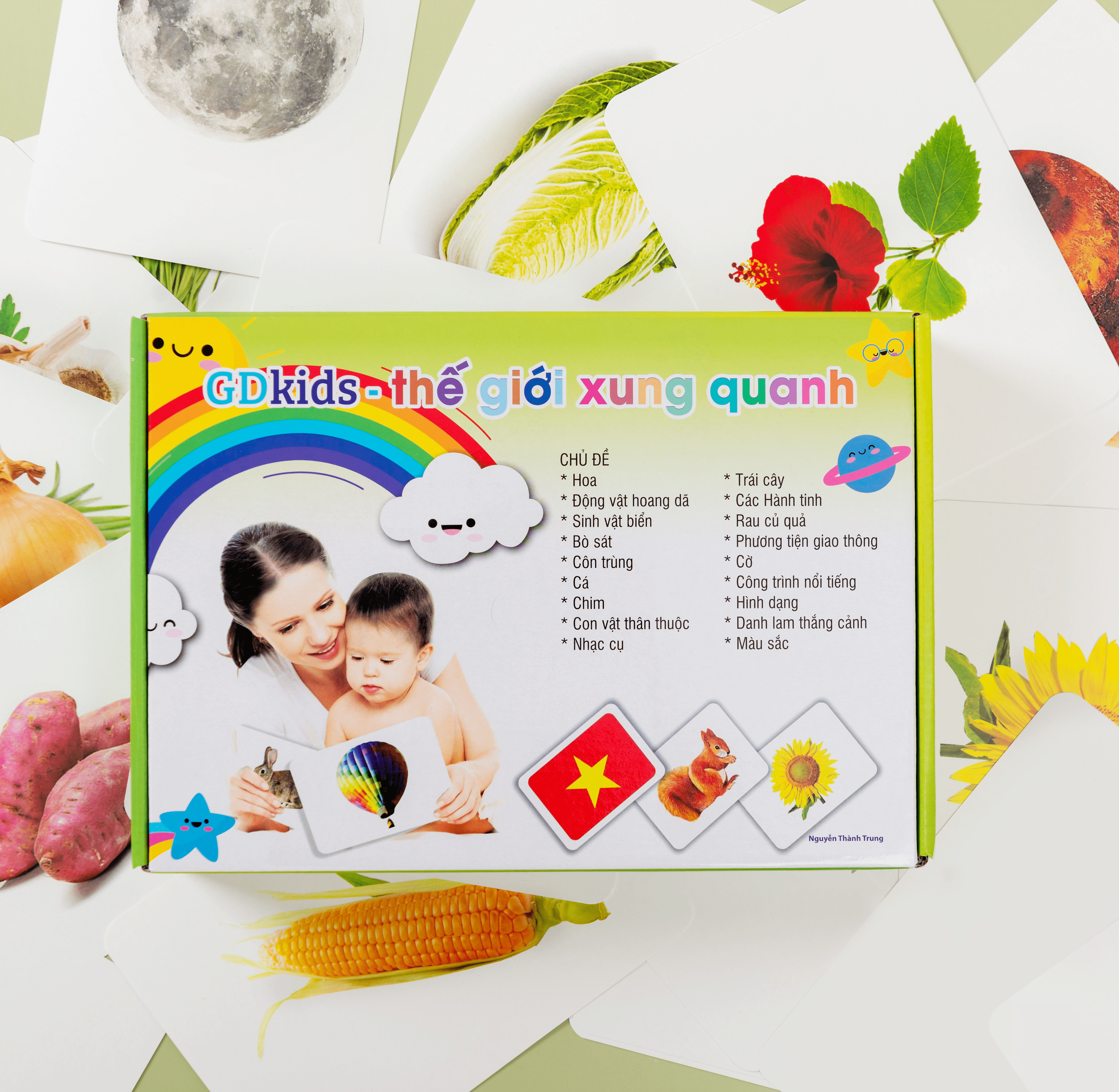 GDKids – Bộ Thẻ Thế giới xung quanh Glenn Doman Cho Bé 0 - 6 tuổi (300 Thẻ Flashcards)