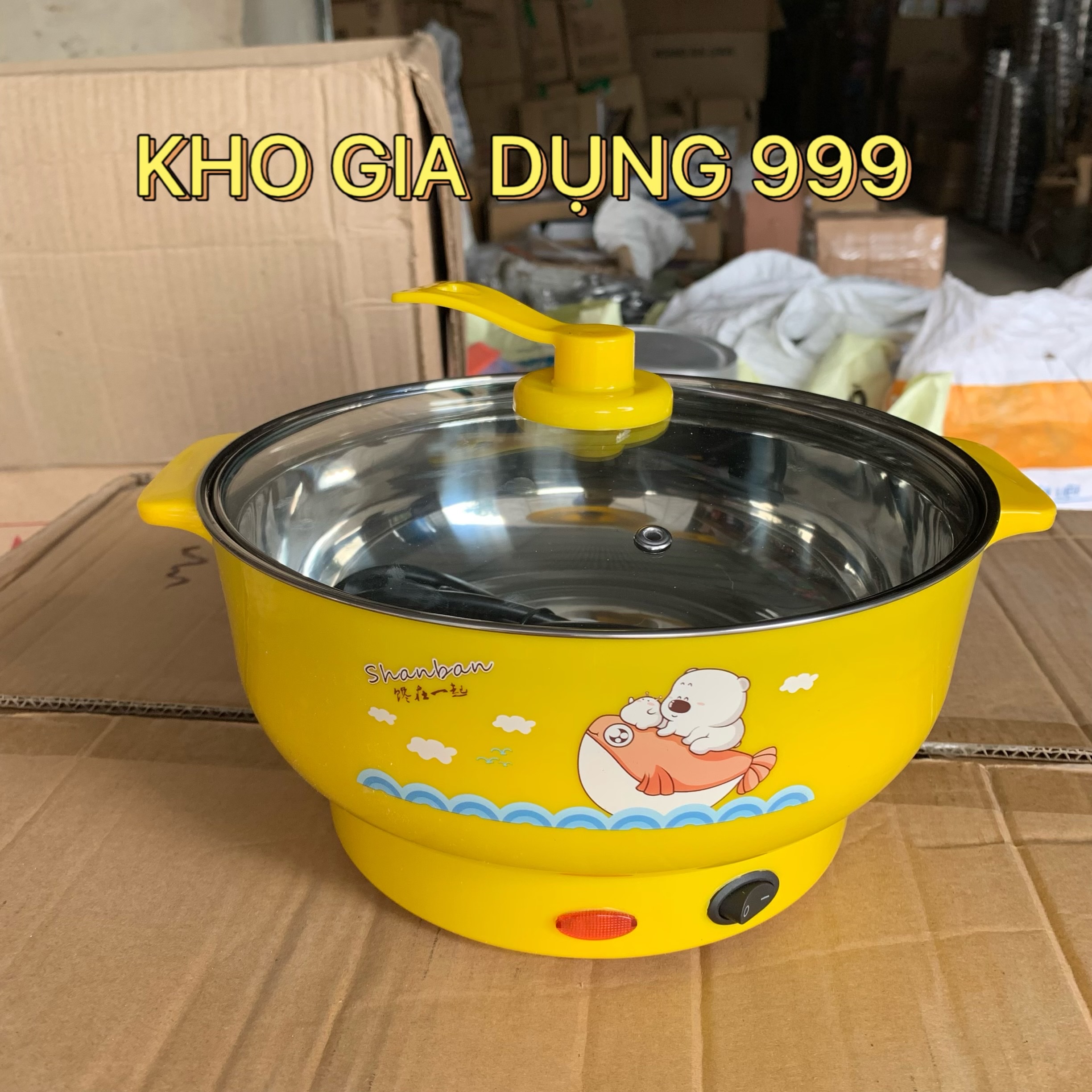 NỒI LẨU ĐIỆN 24CM ĐA NĂNG (Hầm, Ninh, Lẩu, Luộc,... đều được)