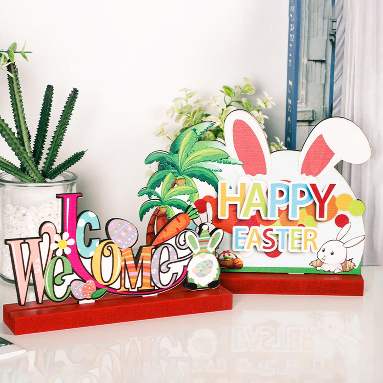 Đồ Trang Trí Bàn Gỗ Lễ Phục Sinh