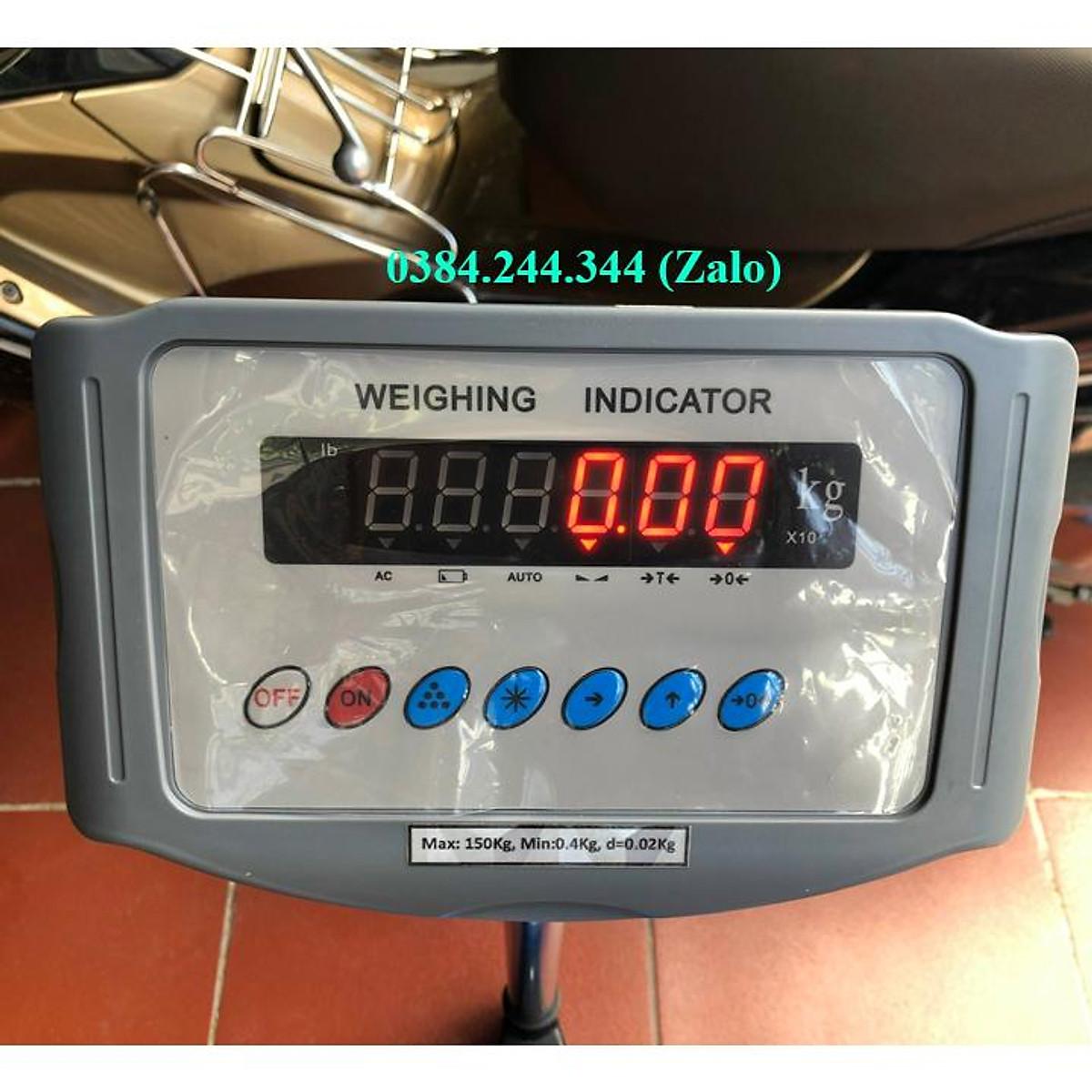 Cân bàn điện tử thông dụng Citizens XK315A, Mức cân 150kg, độ chia 0.02kg, Bàn cân kích thước 50x60cm (rộng x sâu)