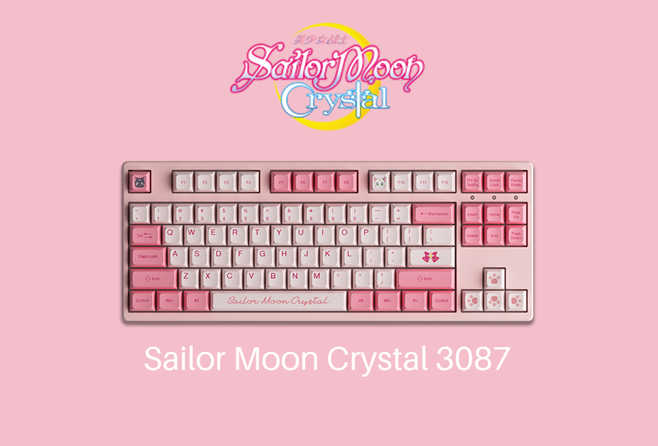 Bàn phím AKKO 3087 Sailor Moon Crystal, AKKO CS sw - Sakura (Mới, hàng chính hãng)