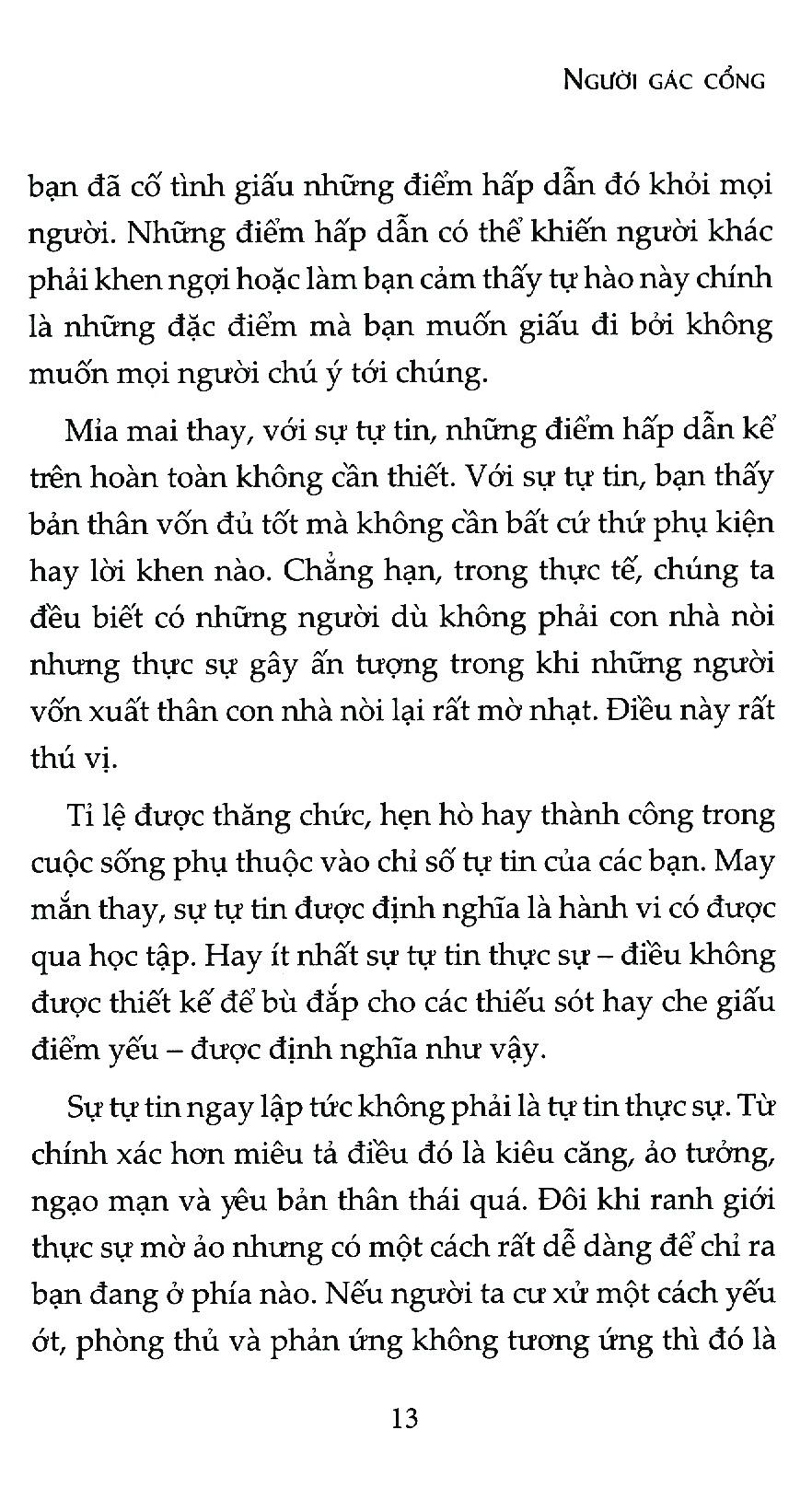 Sự Tự Tin Không Thể Phá Vỡ