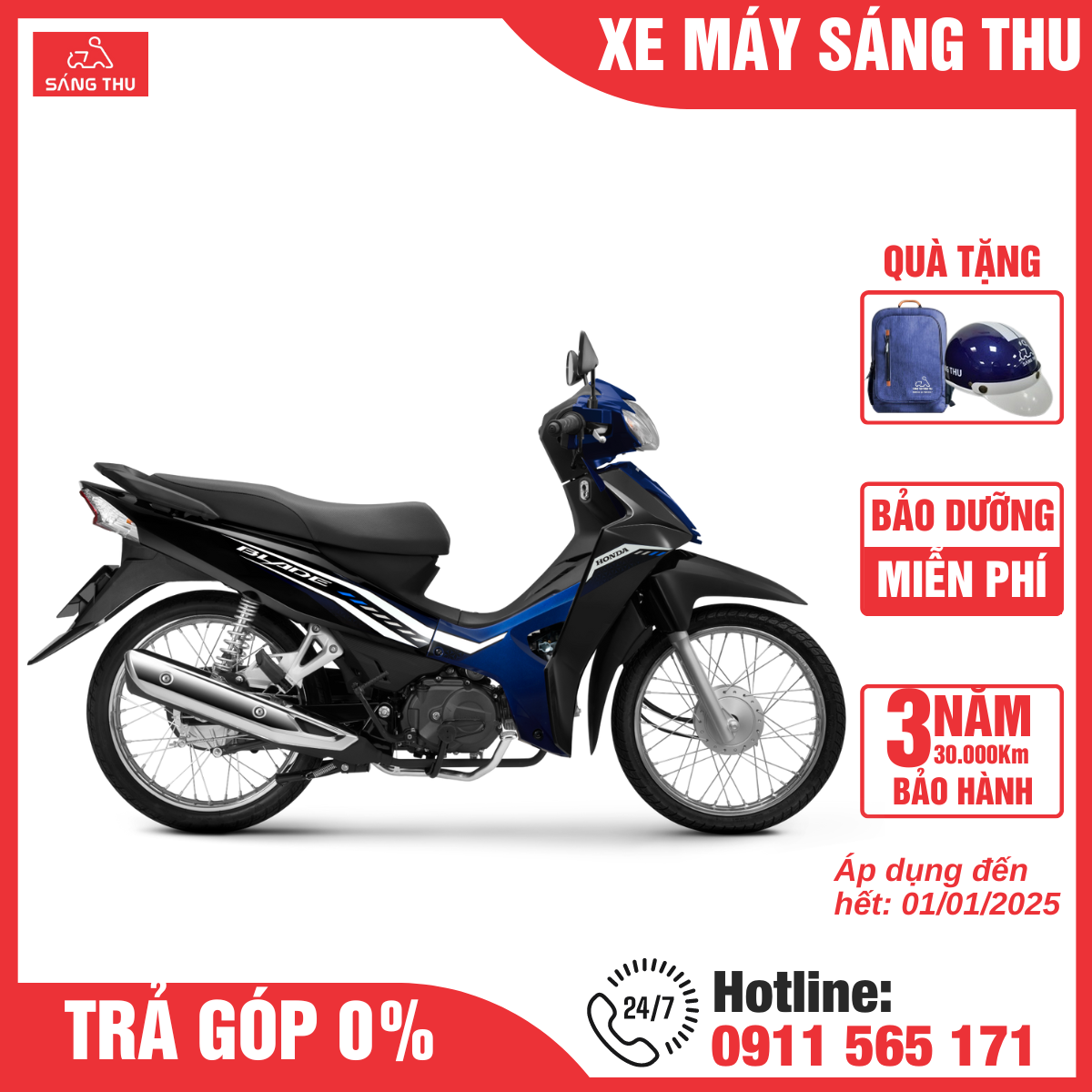 Xe Máy Blade 2023 Phiên Bản Tiêu Chuẩn