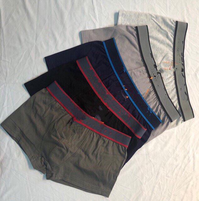 Combo 6 quần lót đùi nam thun cotton hàng cao cấp