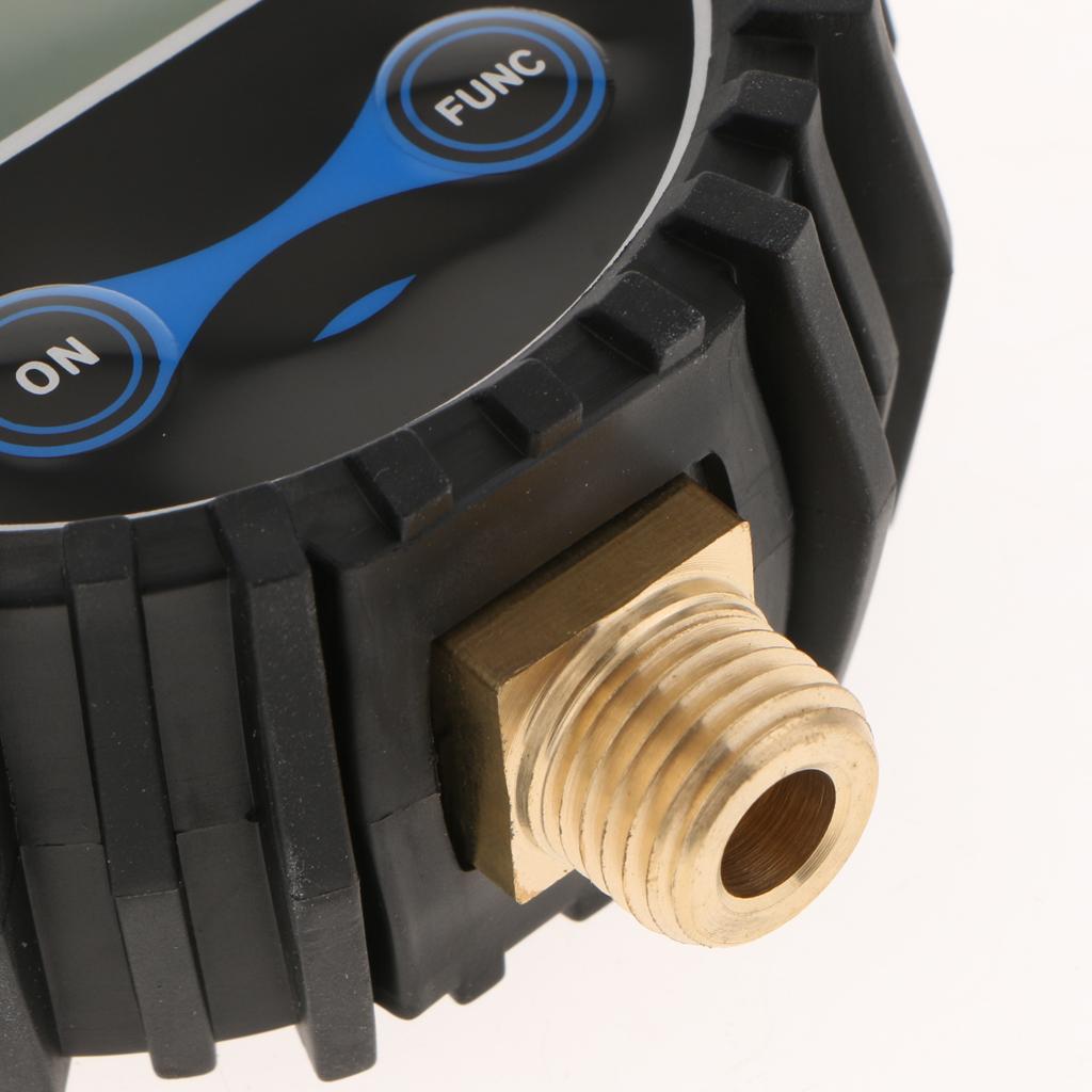 2x Digital Tire Pressure Meter with LED Backlight 200 PSI for Vehicles