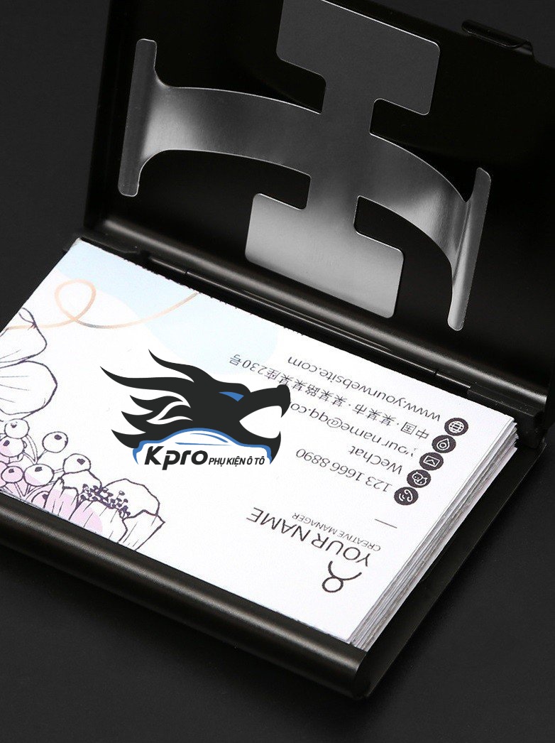 Hộp đựng danh thiếp, namecard thiết kế đẩy thông minh - Hàng Kpro chất lượng cao