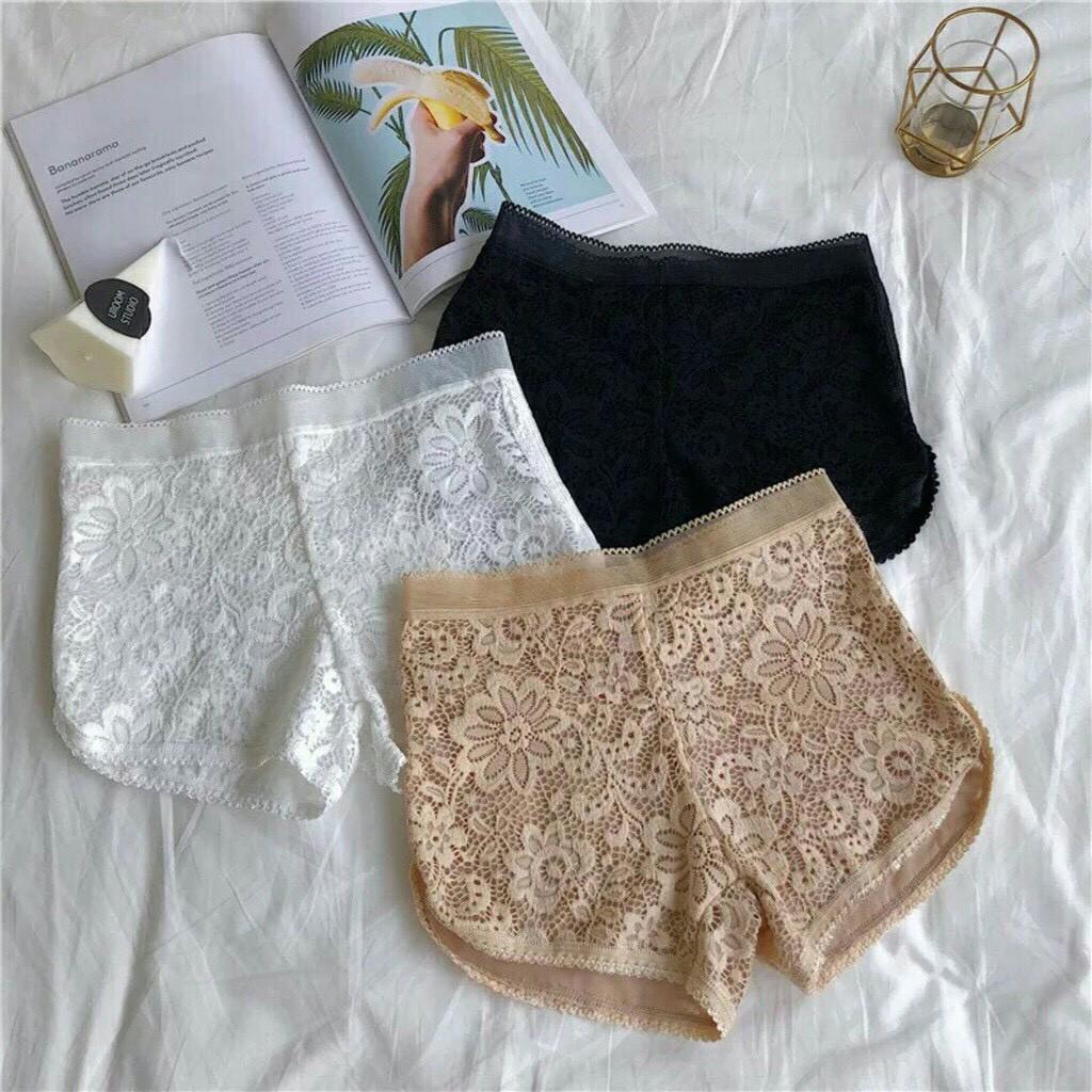 Quần đùi ren mặc váy dễ thương