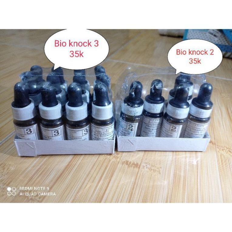 Bio Knock số 1-2-3-4 - Xử Lý Nước Mới, Phòng Và Diệt Các Loại Nấm, Trị Thối Thân, ký sinh trùng Cho Cá Cảnh