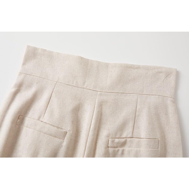 QUẦN BAGGY LINEN KEM