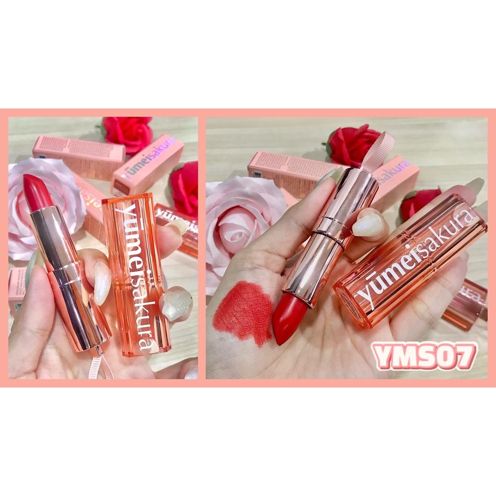 Son Thỏi Lì Mịn Chotto Matte Yumeisakura Đỏ Cam Candy Apple Lipstick - YMS07 3.5g