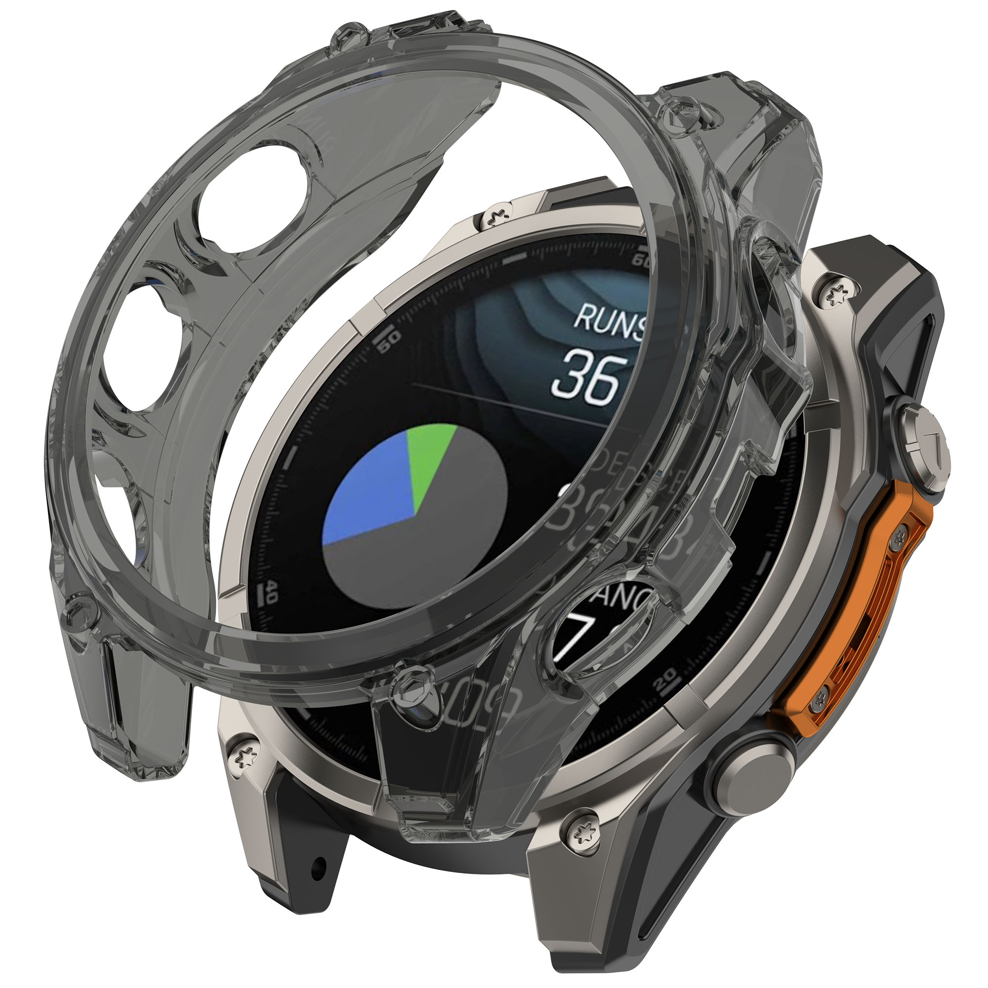 Ốp Case TPU chống va đập cho Garmin Fenix 8 AMOLED Size 43mm/47mm/51mm - Hàng Chính Hãng