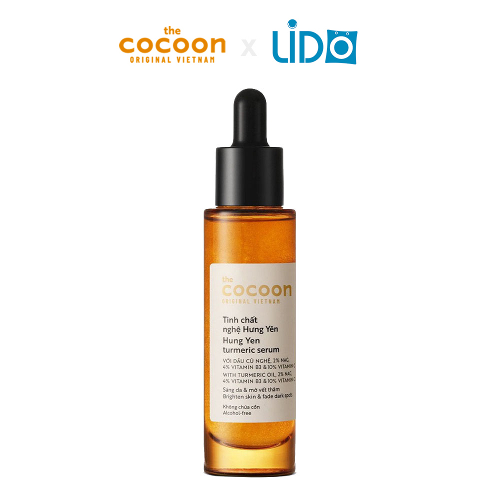 Tinh chất nghệ Hưng Yên cocoon 30ml (turmeric serum) thuần chay